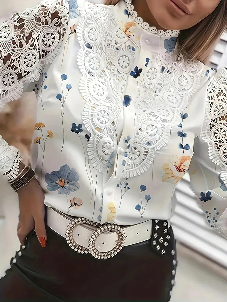 Blusa Feminina Elegante em Renda