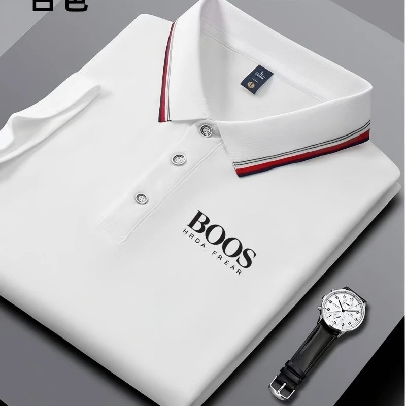 Polo Masculina Bordada