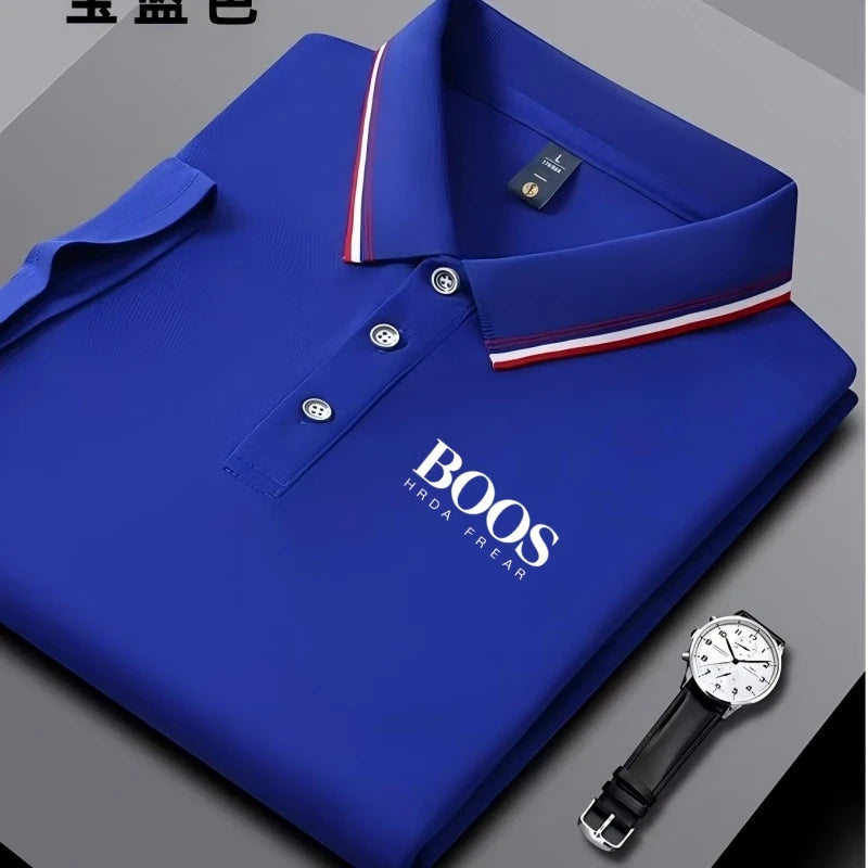 Polo Masculina Bordada
