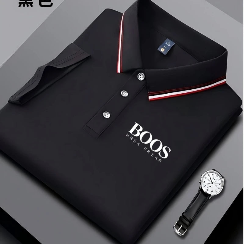 Polo Masculina Bordada
