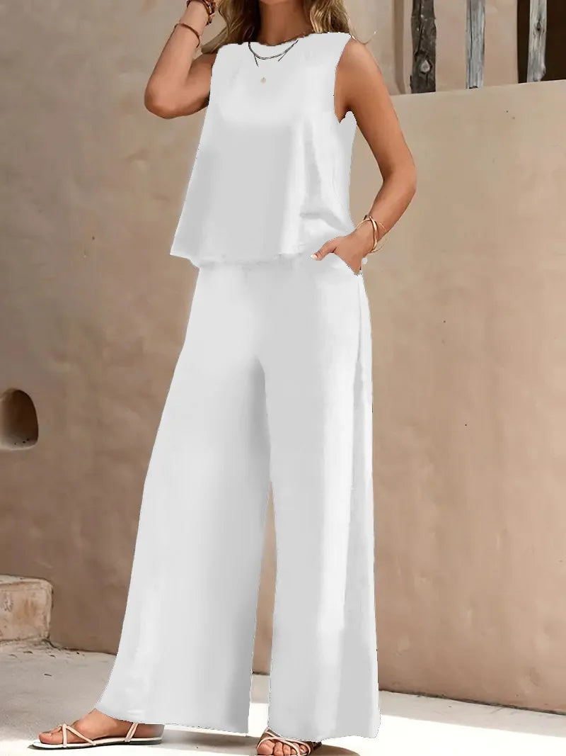 Conjunto Feminino Sem Manga