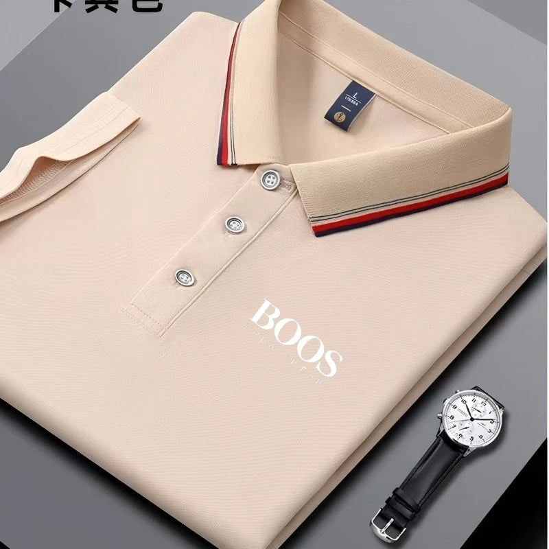 Polo Masculina Bordada