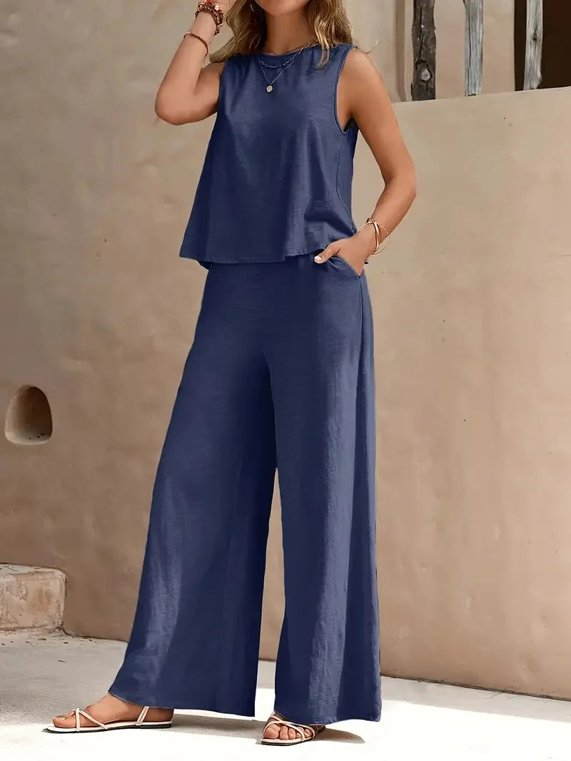 Conjunto Feminino Sem Manga