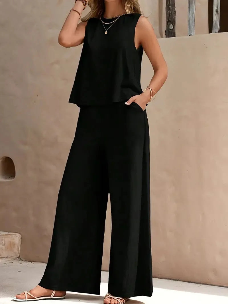 Conjunto Feminino Sem Manga