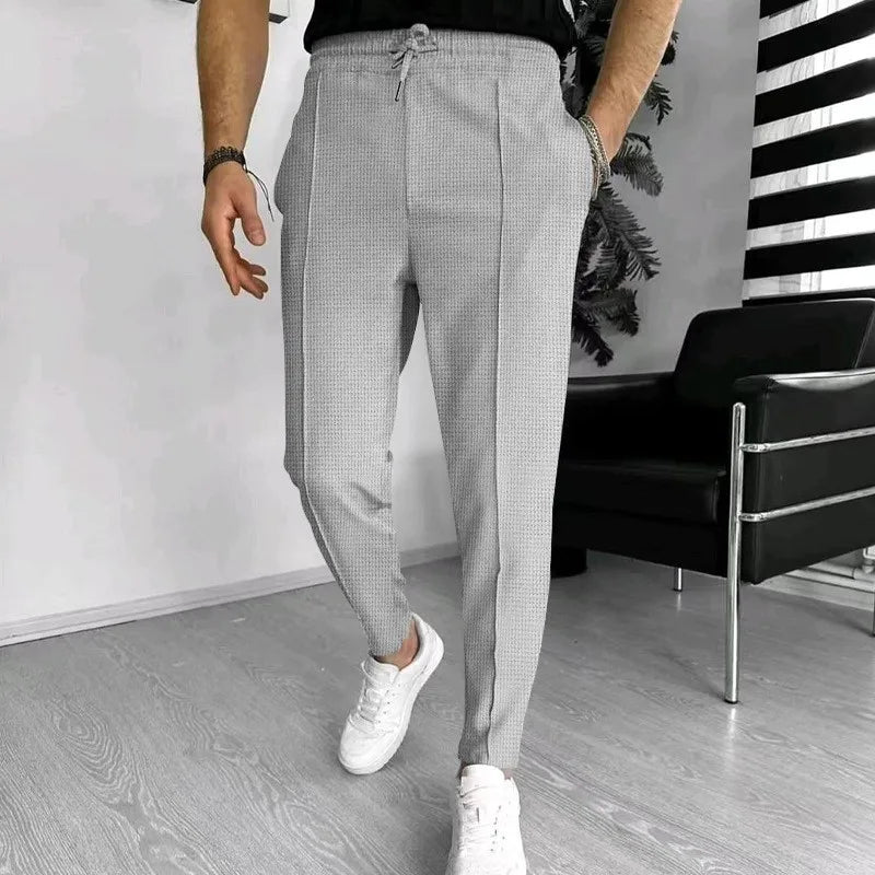 Calça Masculina Casual Waffle