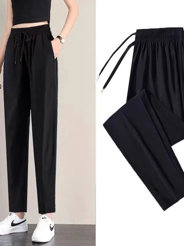 Calça Reta Feminina Ice Silk