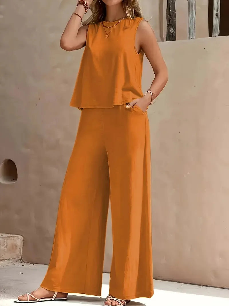Conjunto Feminino Sem Manga